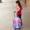 Skip Hop Zoo Kids Rolling Luggage Butterfly