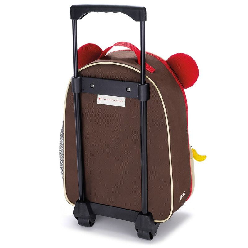 Skip Hop Zoo Kids Rolling Luggage Monkey