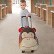 Skip Hop Zoo Kids Rolling Luggage Monkey