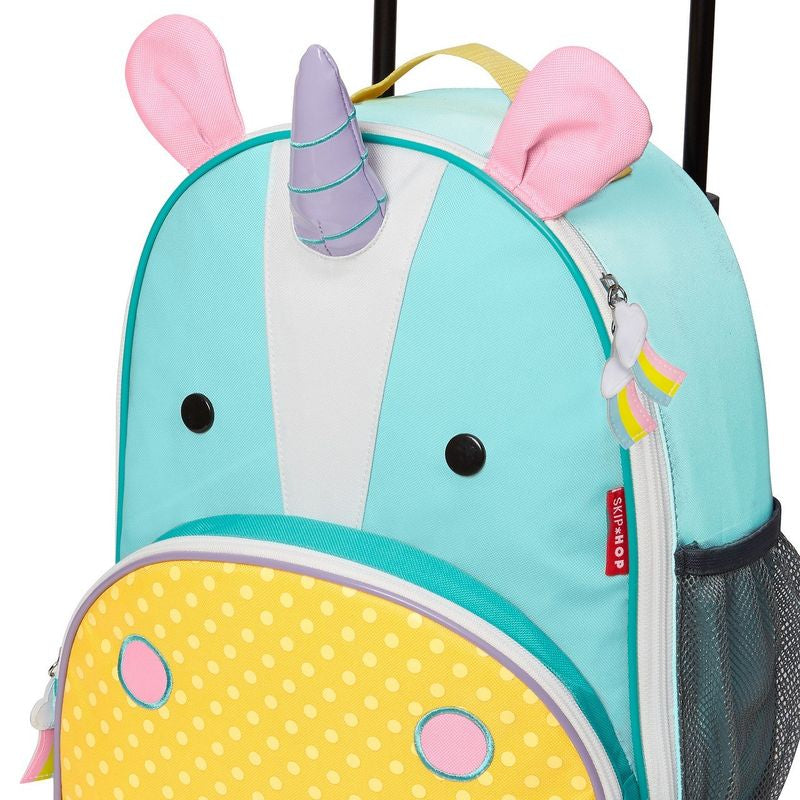 Skip Hop Zoo Kids Rolling Luggage Unicorn