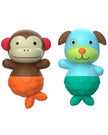 Skip Hop Zoo Mix & Match Flippers Monkey & Dog