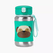 Skip Hop Zoo Stainless Steel Straw Bottle Pug