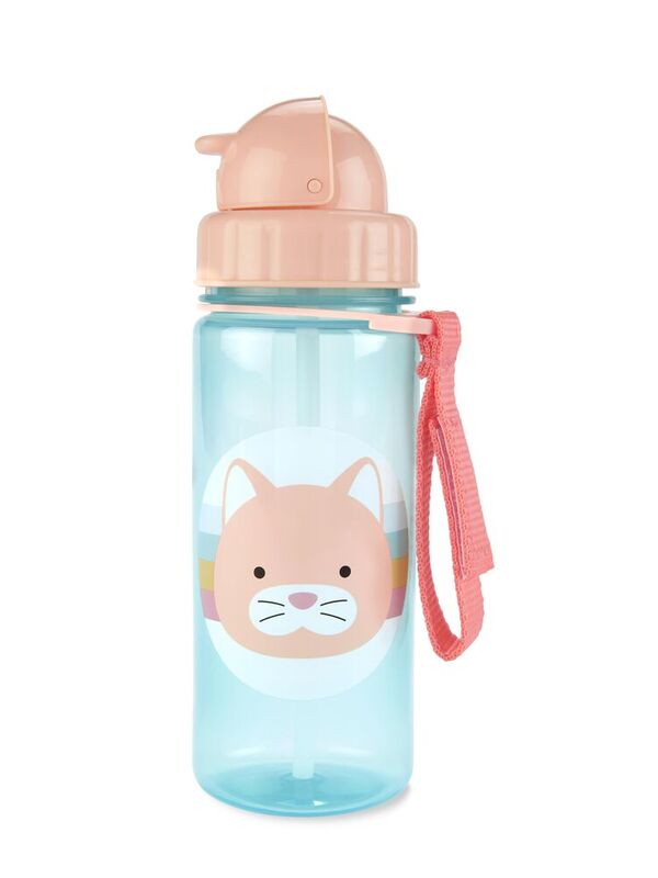 Skip Hop Zoo Straw Bottle Cat