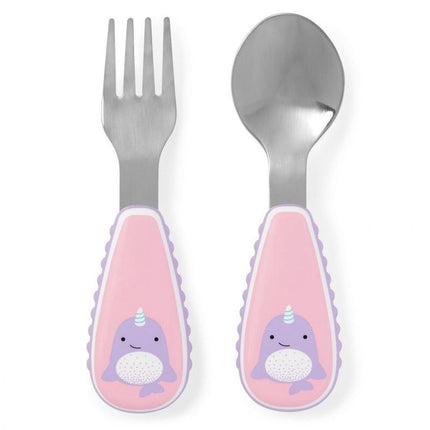 Skip Hop Zootensils Fork & Spoon Narwhal