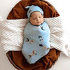 Snuggle Hunny Organic Swaddle & Beanie Set Dream