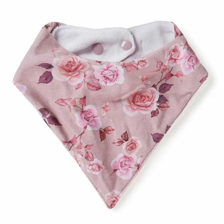 Snuggle Hunny Organic Dribble Bib -  Blossom