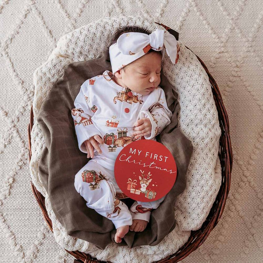 Snuggle Hunny Organic Growsuit Reindeer