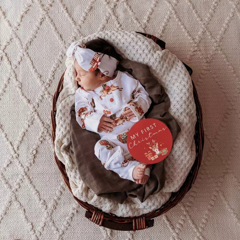 Snuggle Hunny Organic Growsuit Reindeer