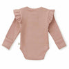 Snuggle Hunny Organic Long Sleeve Bodysuit Rose