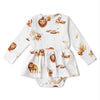 Snuggle Hunny Organic Long Sleeve Dress Lion