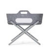 SnuzBaskit Dark Grey Moses Basket & Dove Grey Stand Set