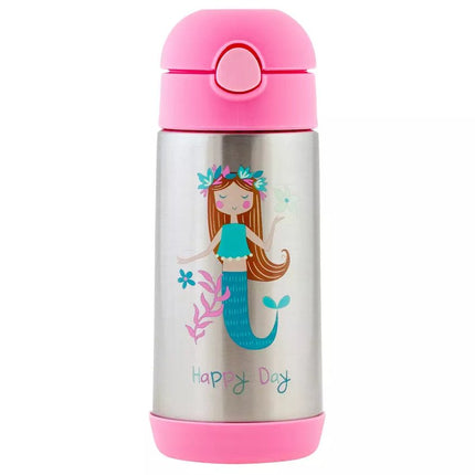 Stephen Joseph Double Wall Insulated Stainless Steel Bottle Mermaid