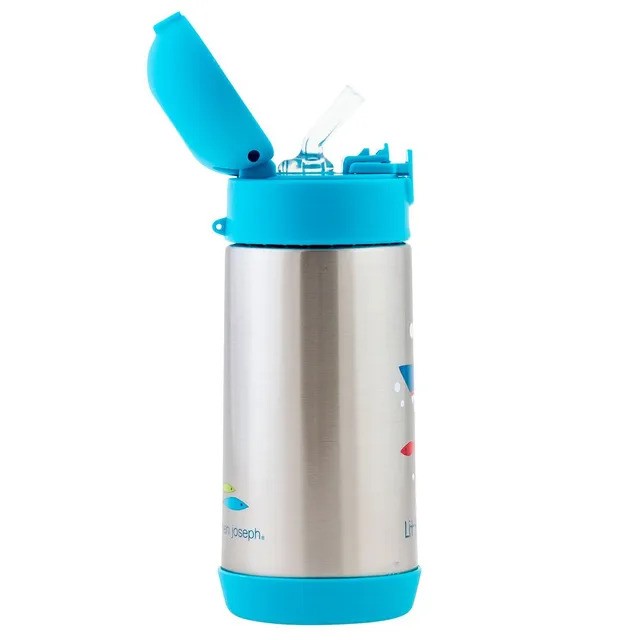 Stephen Joseph Double Wall Insulated Stainless Steel Bottle Mushroom