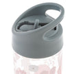 Stephen Joseph Flip Top Bottle - Charcoal Flower