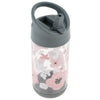 Stephen Joseph Flip Top Bottle - Charcoal Flower