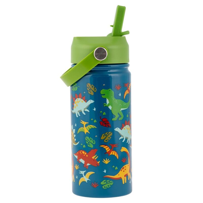 Stephen Joseph Insulated Stainless Steel Bottle & Handle Dino