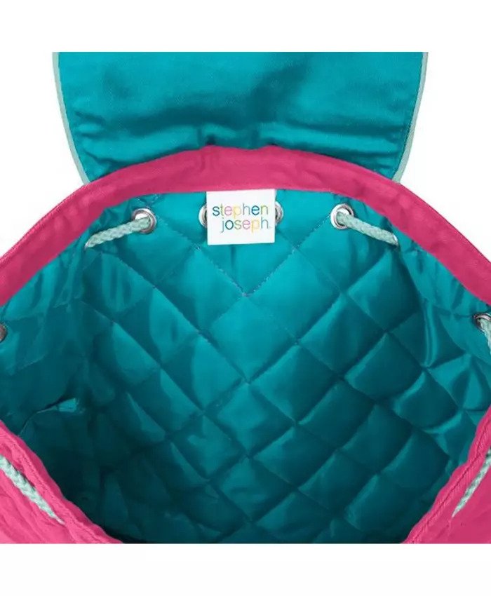 Stephen Joseph Quilted Backpack Mermaid