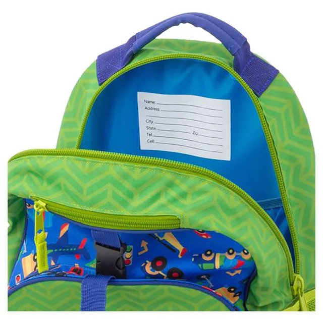Stephen Joseph All Over Print Backpack Transportation Twin Bundle