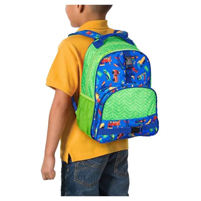 Stephen Joseph All Over Print Backpack Transportation Twin Bundle
