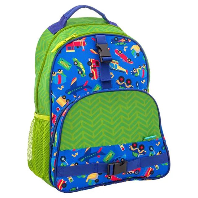 Stephen Joseph All Over Print Backpack Transportation Twin Bundle