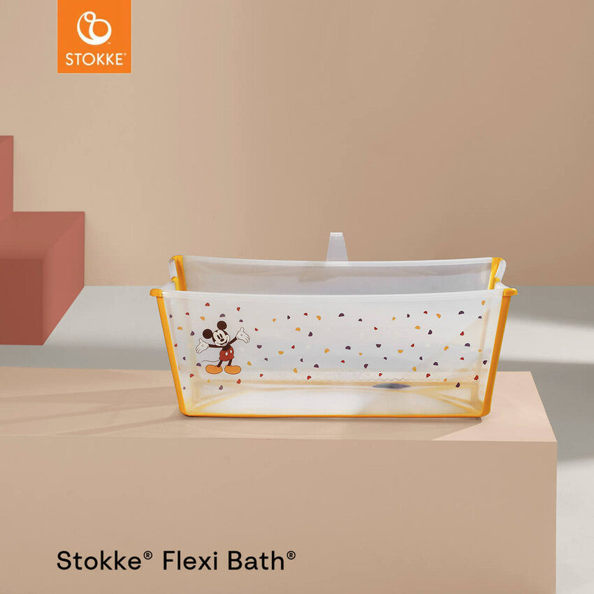 Stokke Flexi Bath X-Large Mickey Celebration White (Birth-6yrs)