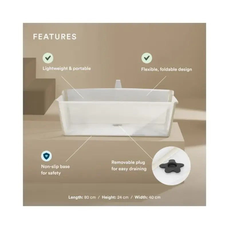 Stokke Flexi Bath (Bundle-Birth-6yrs) X-Large Sandy Beige