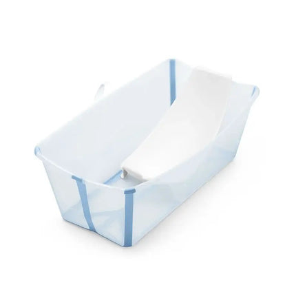 Stokke Flexi Bath + Newborn Support Bundle Ocean Blue