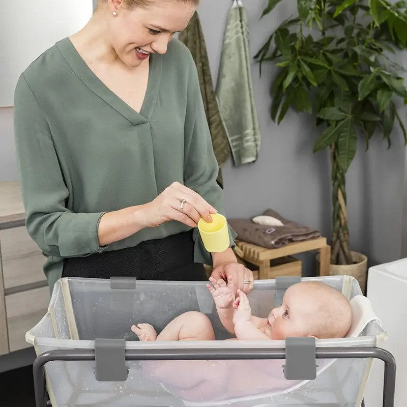 Stokke Flexi Bath + Newborn Support Bundle Sandy Beige