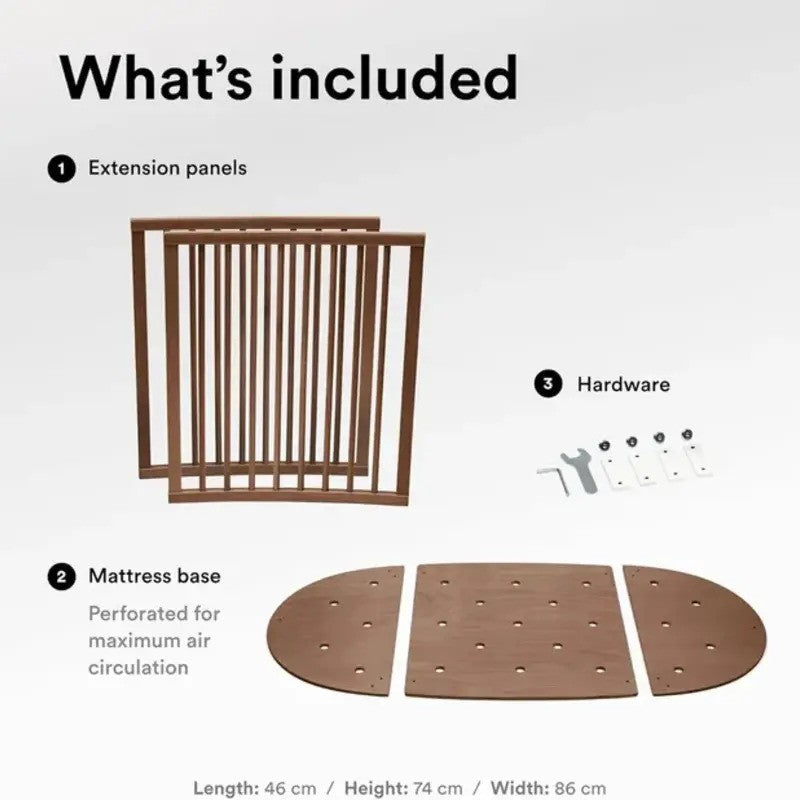 Stokke Sleepi Bed Extension V3 (Children Up to 5yrs) Warm Brown