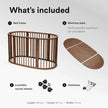 Stokke Sleepi Bed V3 (Birth Up To 5yrs) Warm Brown