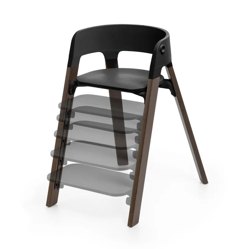 Stokke Steps High Chair Black Warm Brown