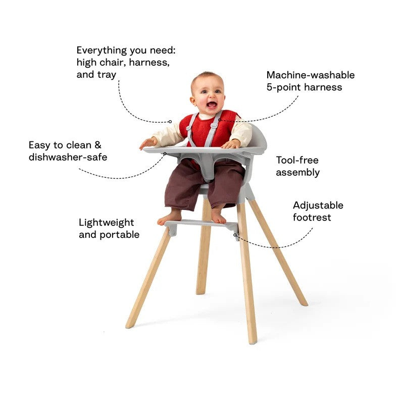 Stokke Steps High Chair Black Warm Brown