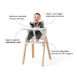 Stokke Steps High Chair Black Warm Brown