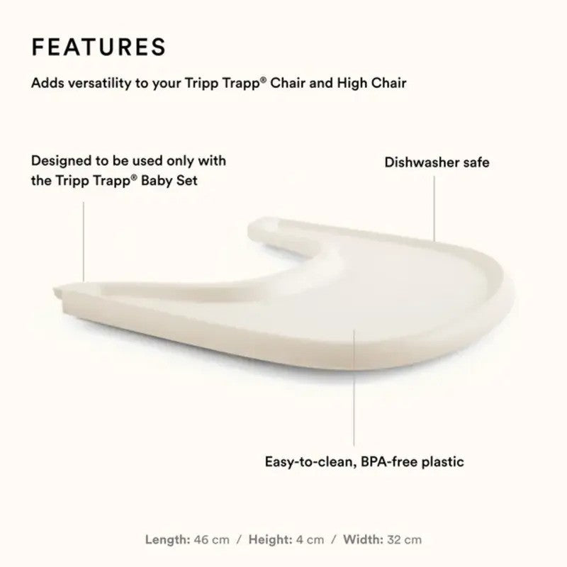 Stokke Tripp Trapp Tray Vanilla White