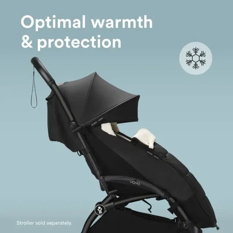 stokke footmuff Stokke YOYO Footmuff Black – fivelittleduck