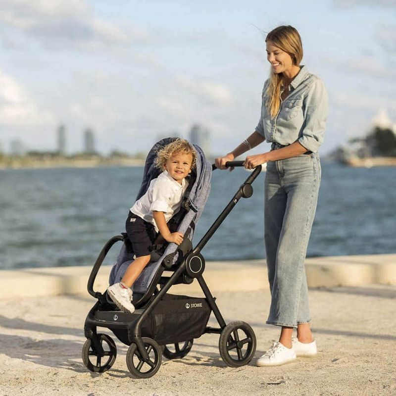 Stokke Beat Stroller - Blue Melange