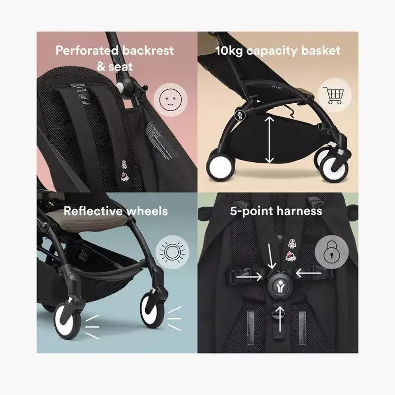 Stokke YOYO 3 Frame + Color Pack 6m Leopard