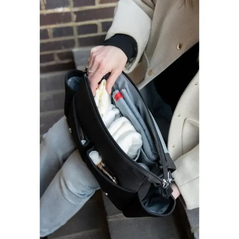 Storksak Stroller Organiser Scuba Black & Silver