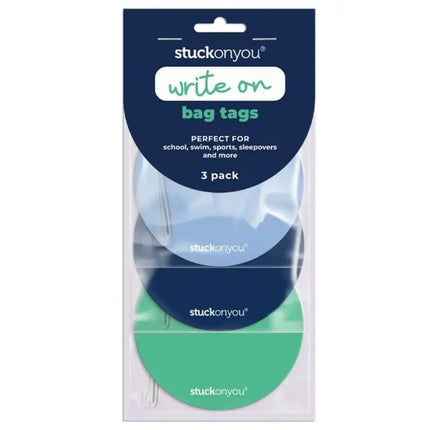 Stuck On You Bag Tag 3Tags (3pack) Ocean