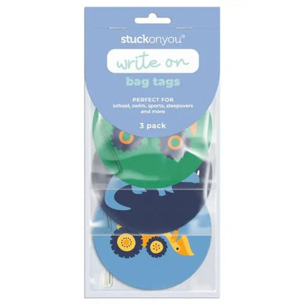Stuck On You Bag Tag 3Tags (3pack) Revs & Roars
