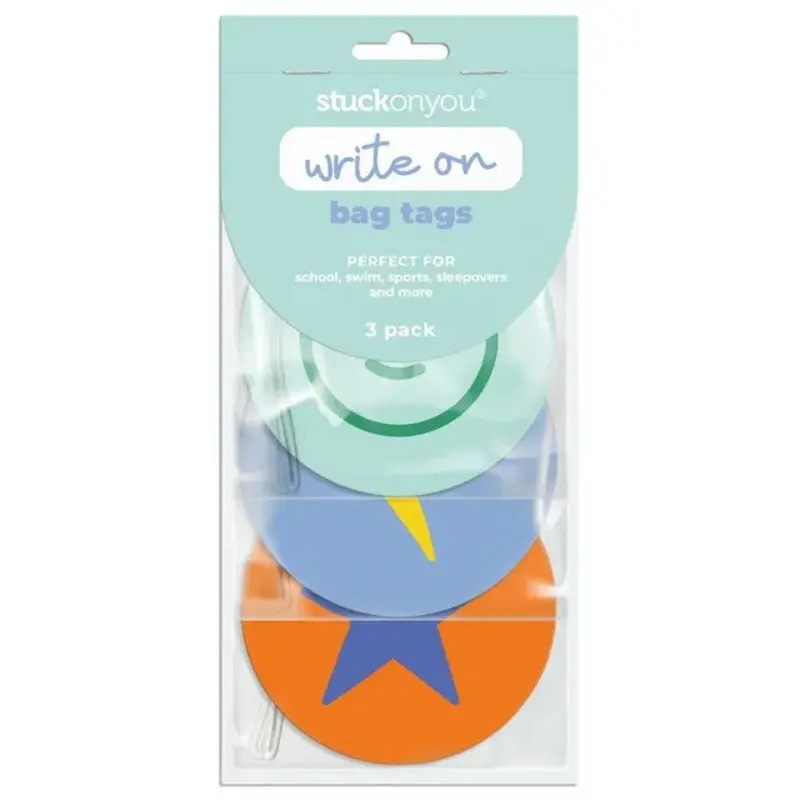 Stuck On You Bag Tag 3Tags (3pack) Starstruck