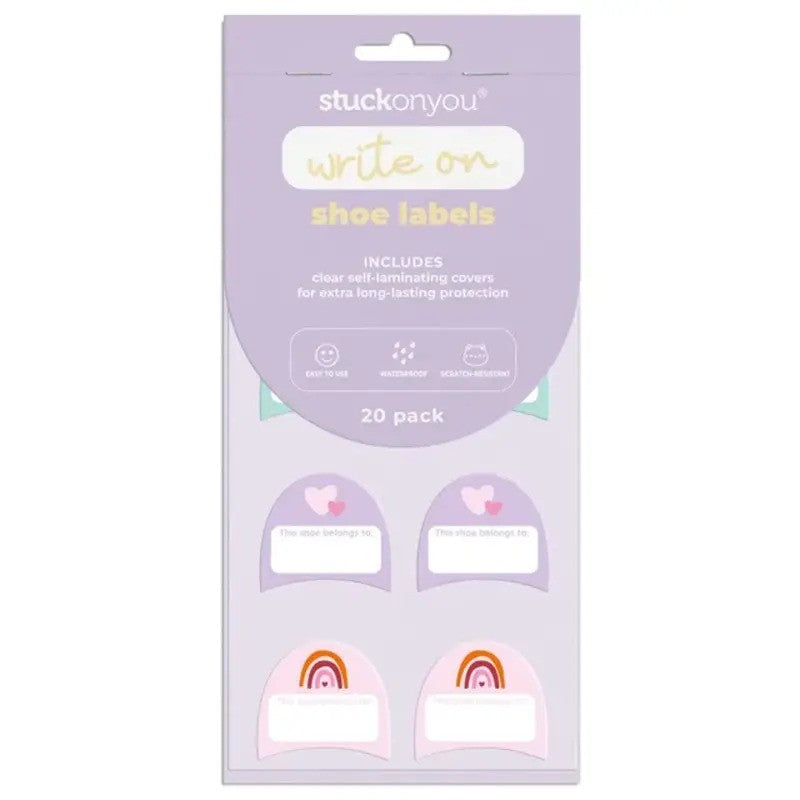 Stuck On You Stick On Shoe (24 Labels) Pastel Party