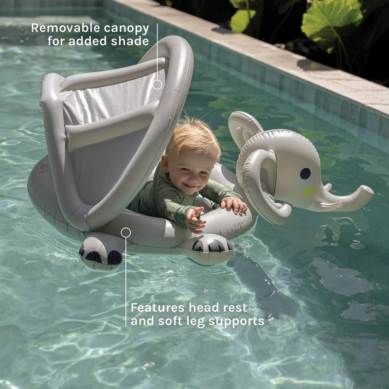 Sunny Life Baby Float Eli The Elephant Grey
