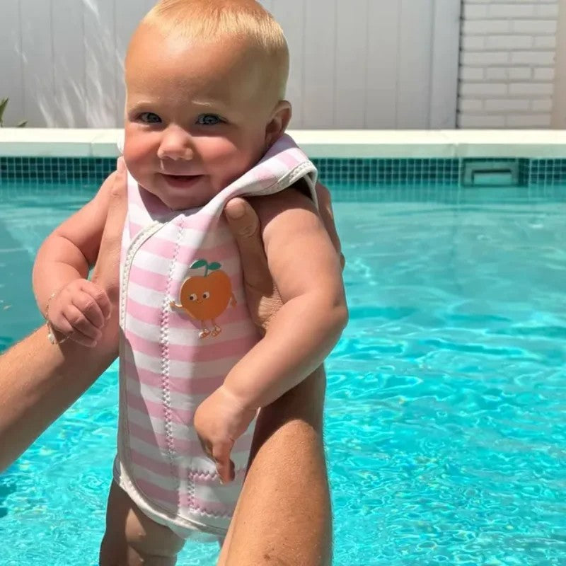 Sunny Life Baby Wetsuit Natural Rubber (2mm - 6-18m) Poppy The Peach Cream