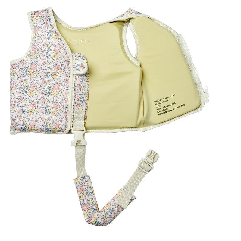 Sunny Life Float Vest Into The Garden Ditsy Floral