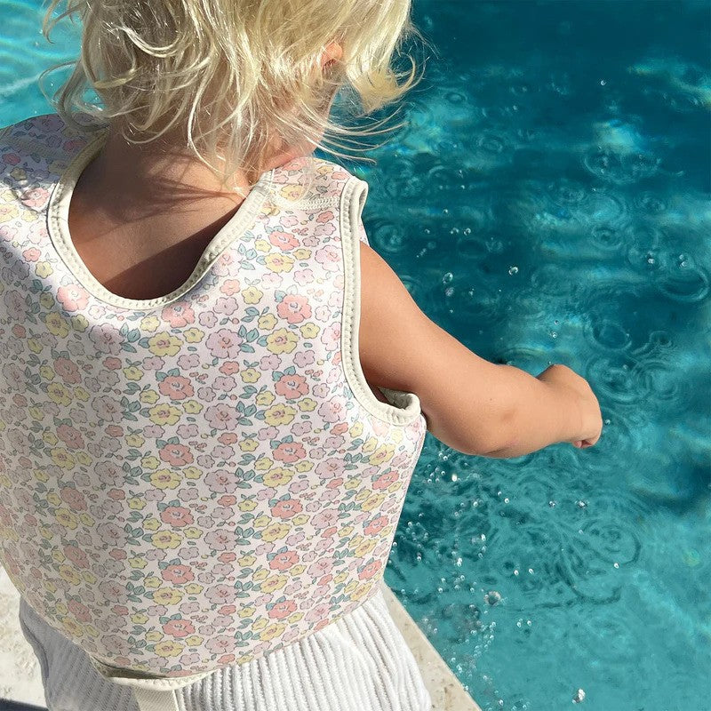 Sunny Life Float Vest Into The Garden Ditsy Floral