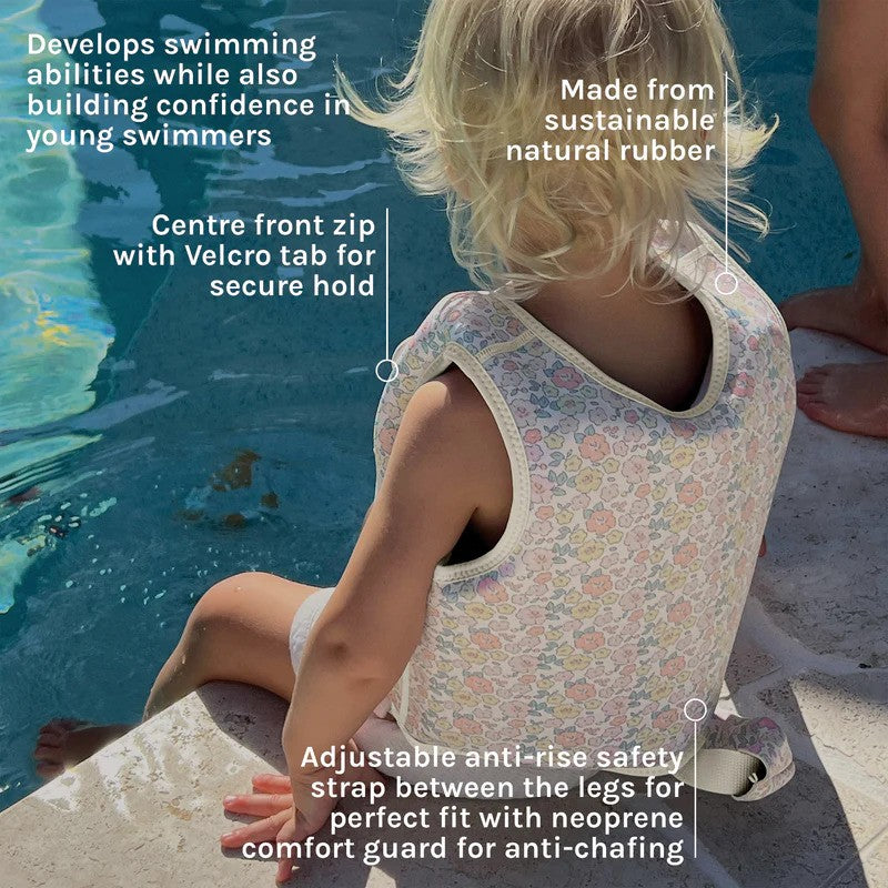 Sunny Life Float Vest Into The Garden Ditsy Floral