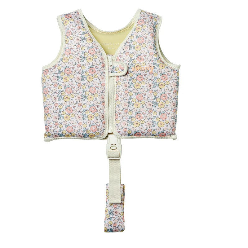 Sunny Life Float Vest Into The Garden Ditsy Floral