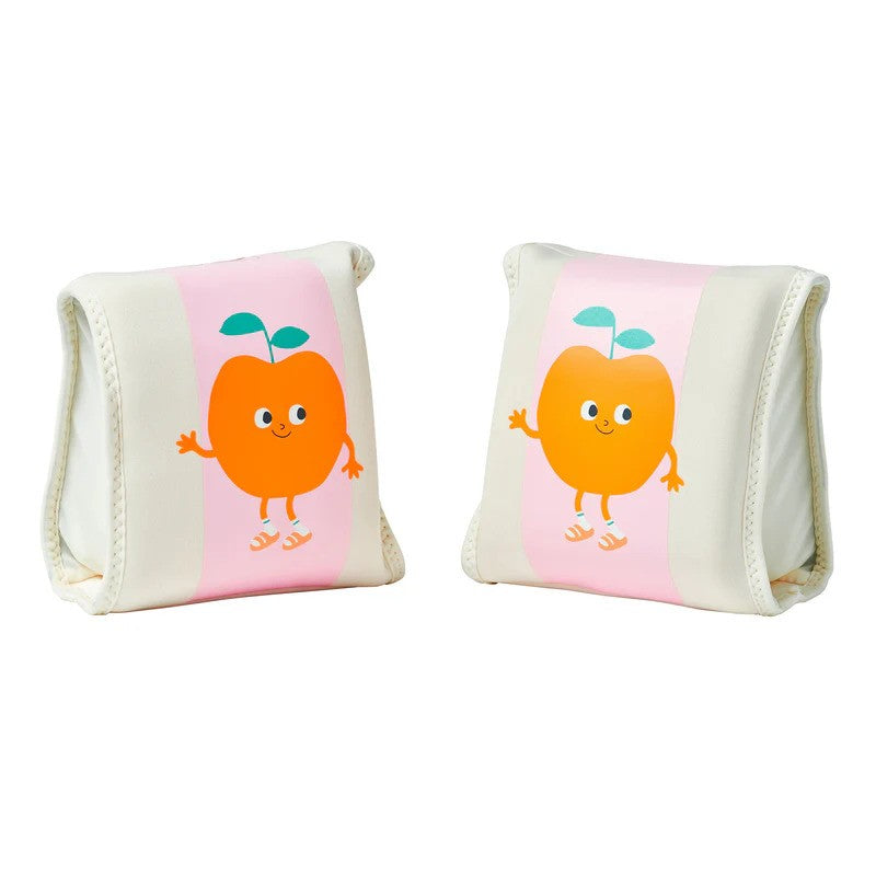 Sunny Life Kids Floaties (Arm Bands) Poppy The Peach Pink Stripe