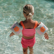 Sunny Life Kids Floaties (Arm Bands) Poppy The Peach Pink Stripe